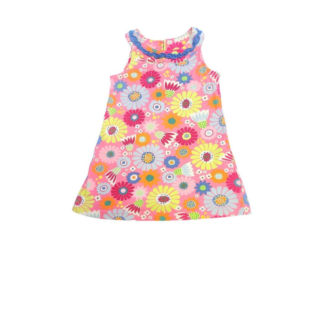 Hanna Andersson Girls 3T Multicolored Floral Sun Dress 2158